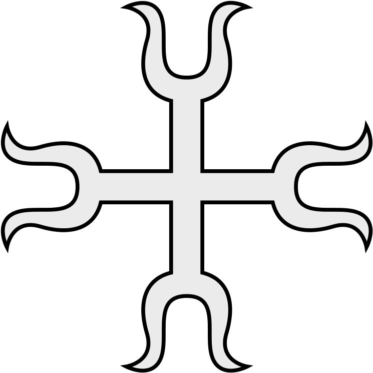 File Coa Illustration Cross Moline Wikimedia Commons - Crosses In Heraldry Clipart (768x768), Png Download