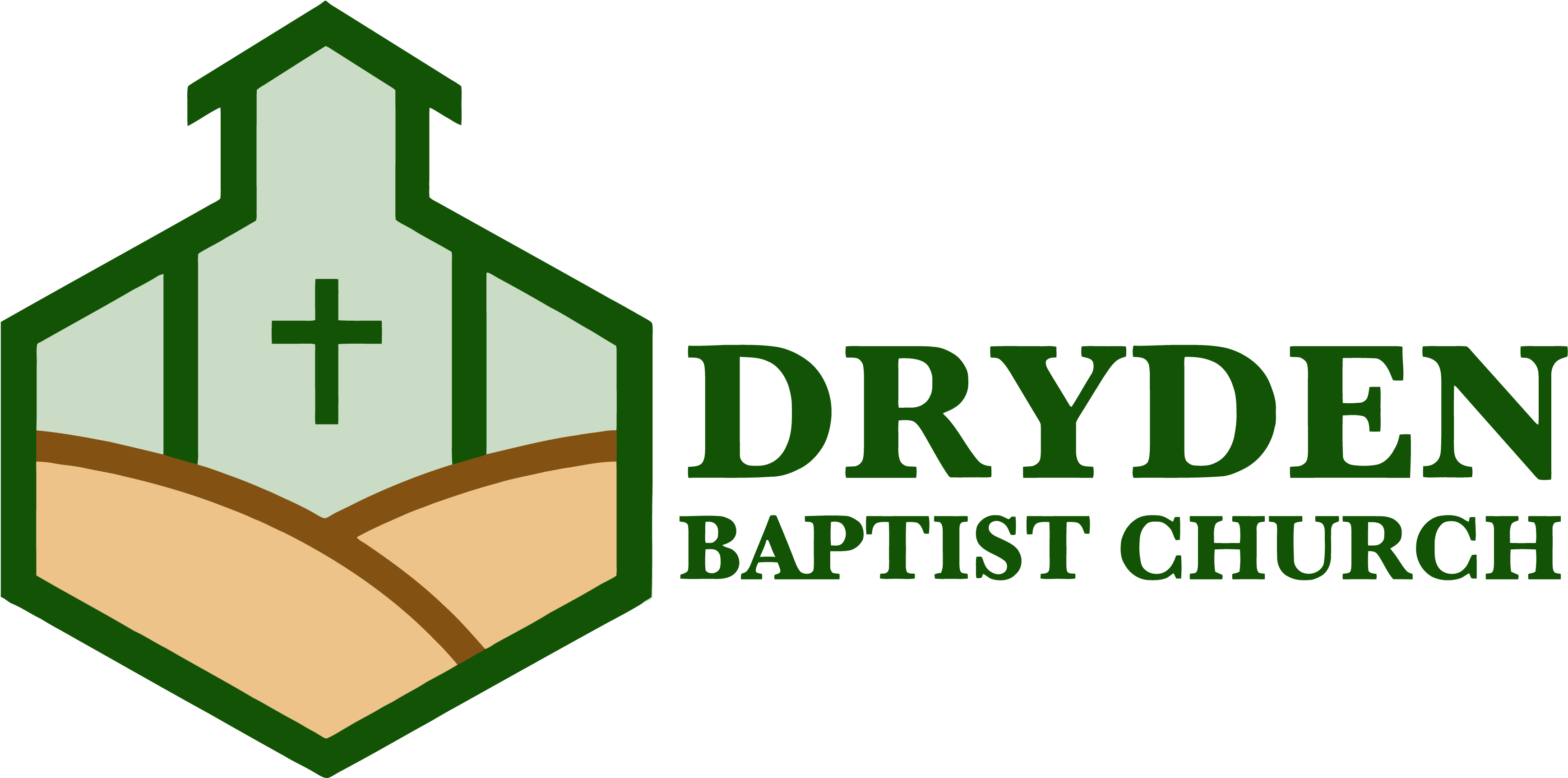 Dryden Baptist Church Clipart (3500x1800), Png Download