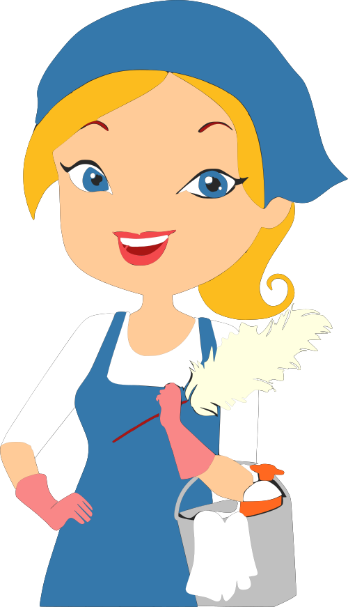 House Cleaning Logos Clipart (500x871), Png Download