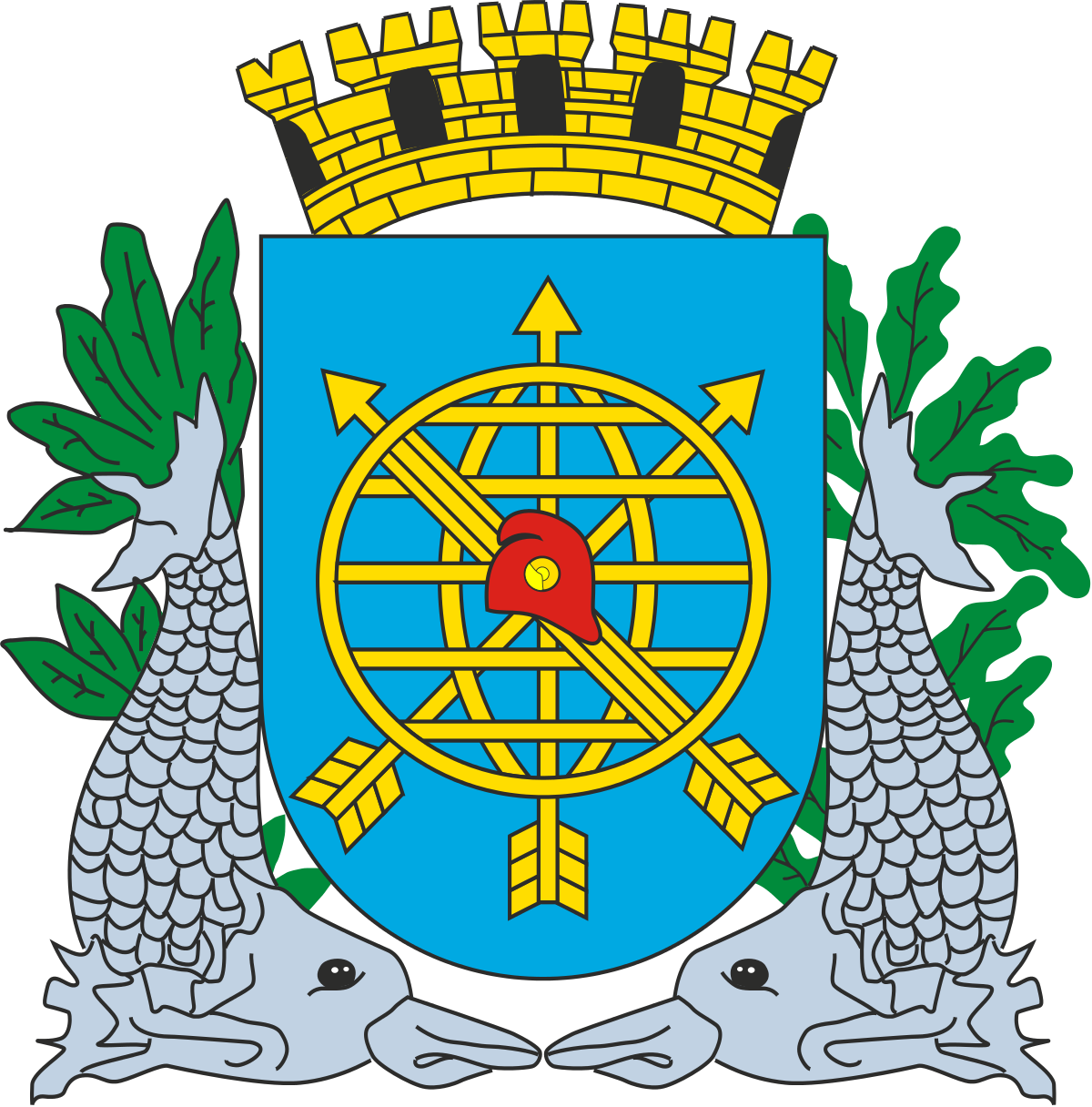Brasão Da Cidade Do Rio De Janeiro Clipart (1200x1216), Png Download