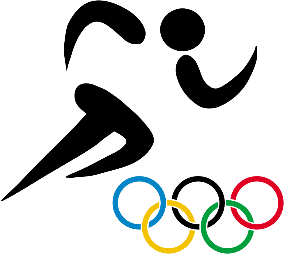 Olympic Athletics - Ancient Greek Olympic Flag Clipart (1000x900), Png Download