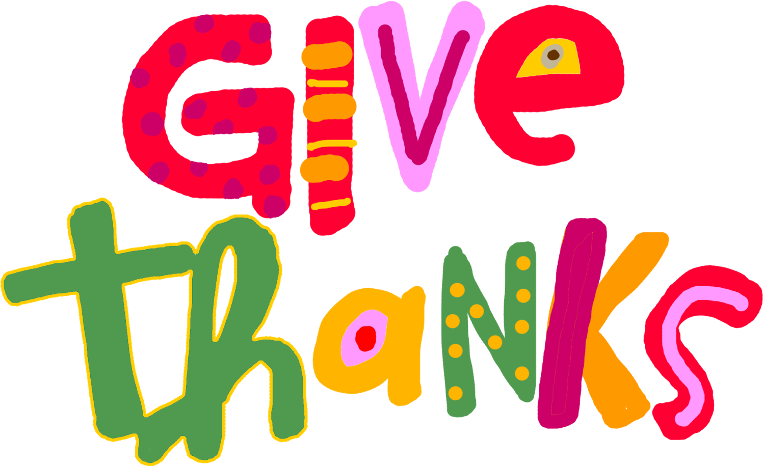 What Are You Thankful For Today - Graphic Design Clipart (1600x1020), Png Download