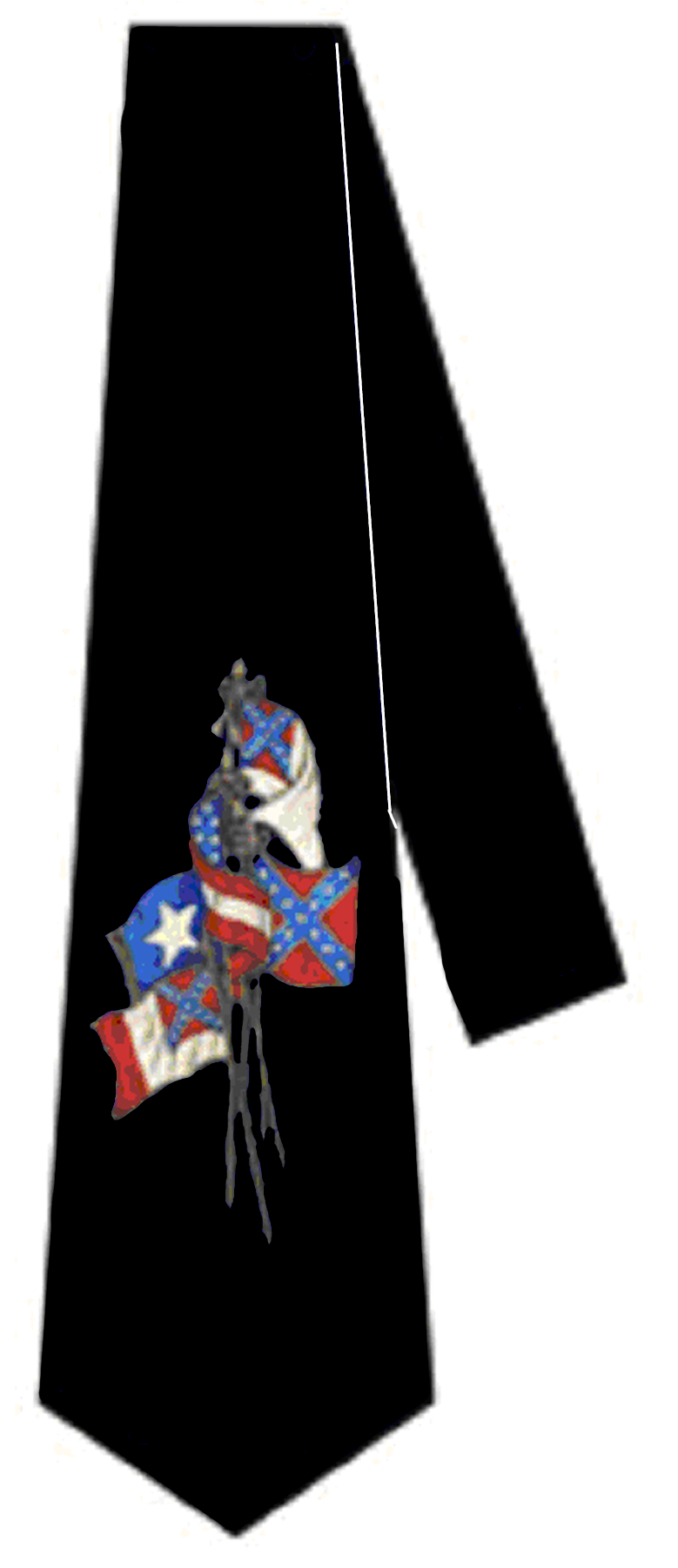 Black Tie With Flag Bundle - Blue Clipart (926x1800), Png Download