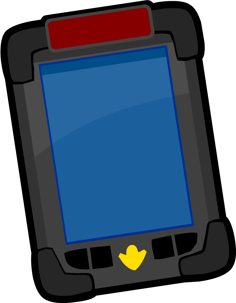 Spy Phone Club Penguin Clipart (757x972), Png Download