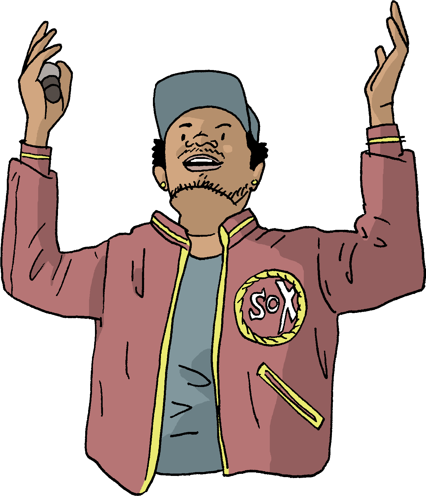 Chano For Mayor A Drawing Of The - Chance The Rapper Clipart (1634x1694), Png Download