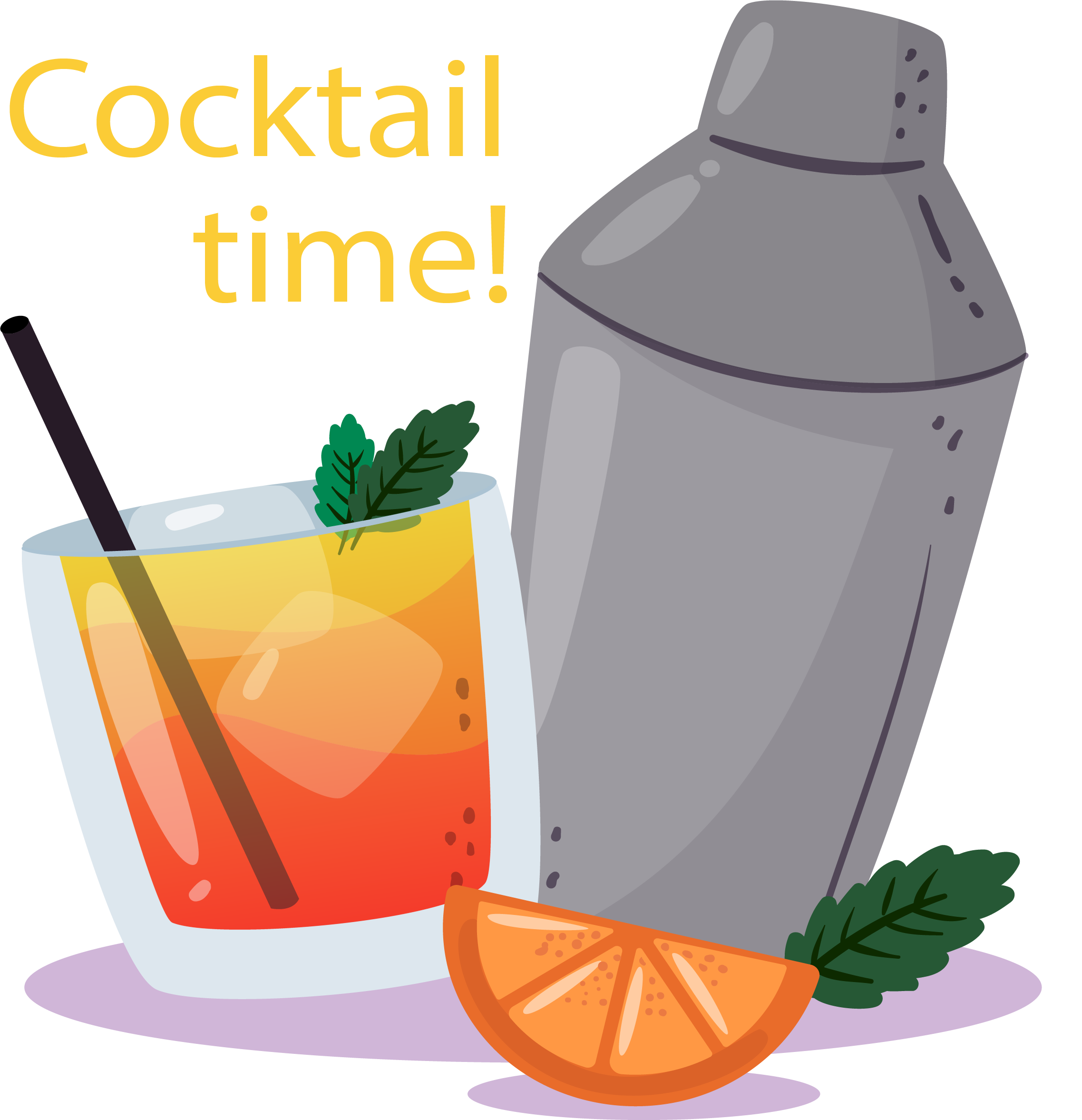 Cream Orange Cocktail Drink Frozen Fruit Insulation - Juice Clipart (2275x2354), Png Download