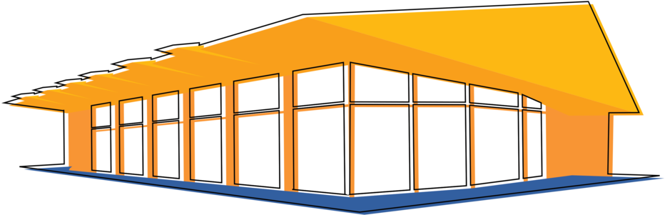 Building Clipart (1000x333), Png Download