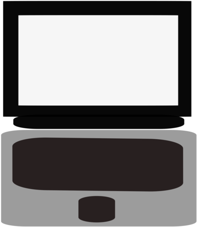 Rectangle Display Device Computer Monitors - Flat Panel Display Clipart (530x750), Png Download