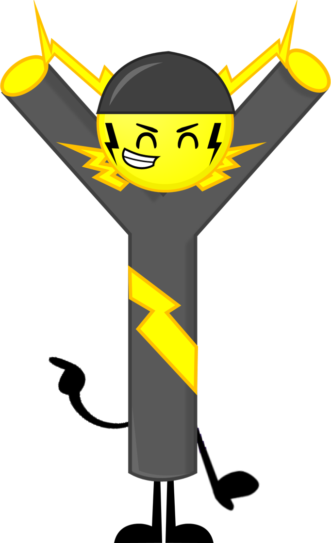 Electric Slingshot Pose - Object Overblast Clipart (682x1120), Png Download