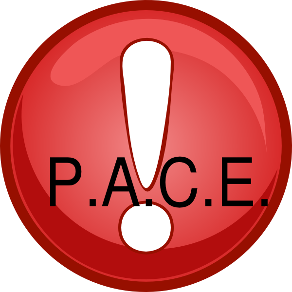 Pace Clip Art At Clker - Exclamation Point - Png Download (600x600), Png Download
