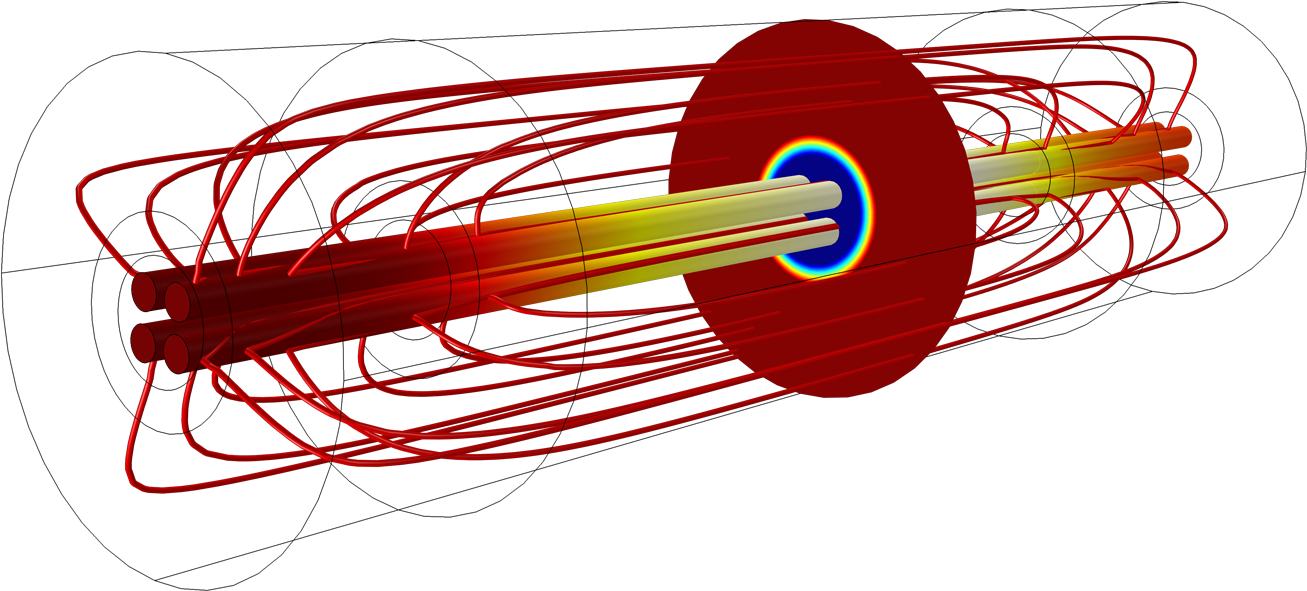 An Example Of Modeling Em Heating In An Inline Induction - Multiphysics Clipart (1400x788), Png Download