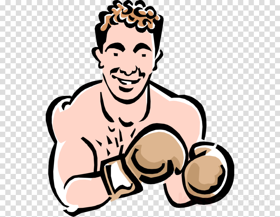 Boxing Cartoon Clipart (900x700), Png Download