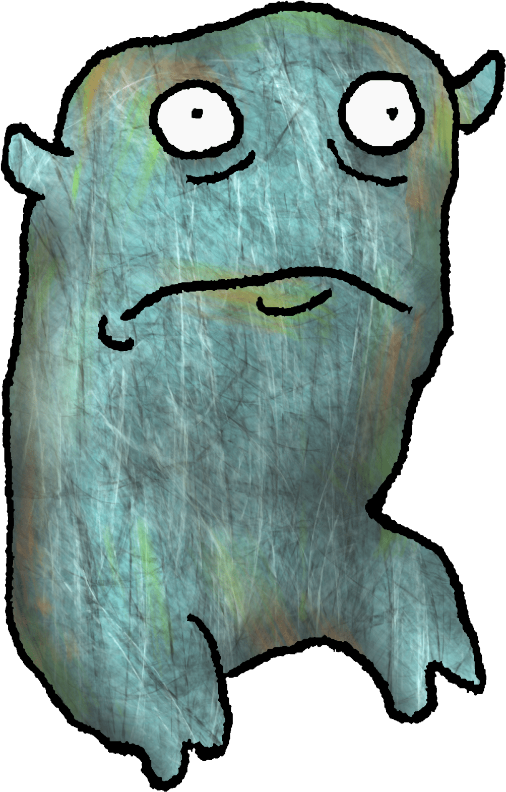 Ate A Bug - Cartoon Clipart (1280x1707), Png Download