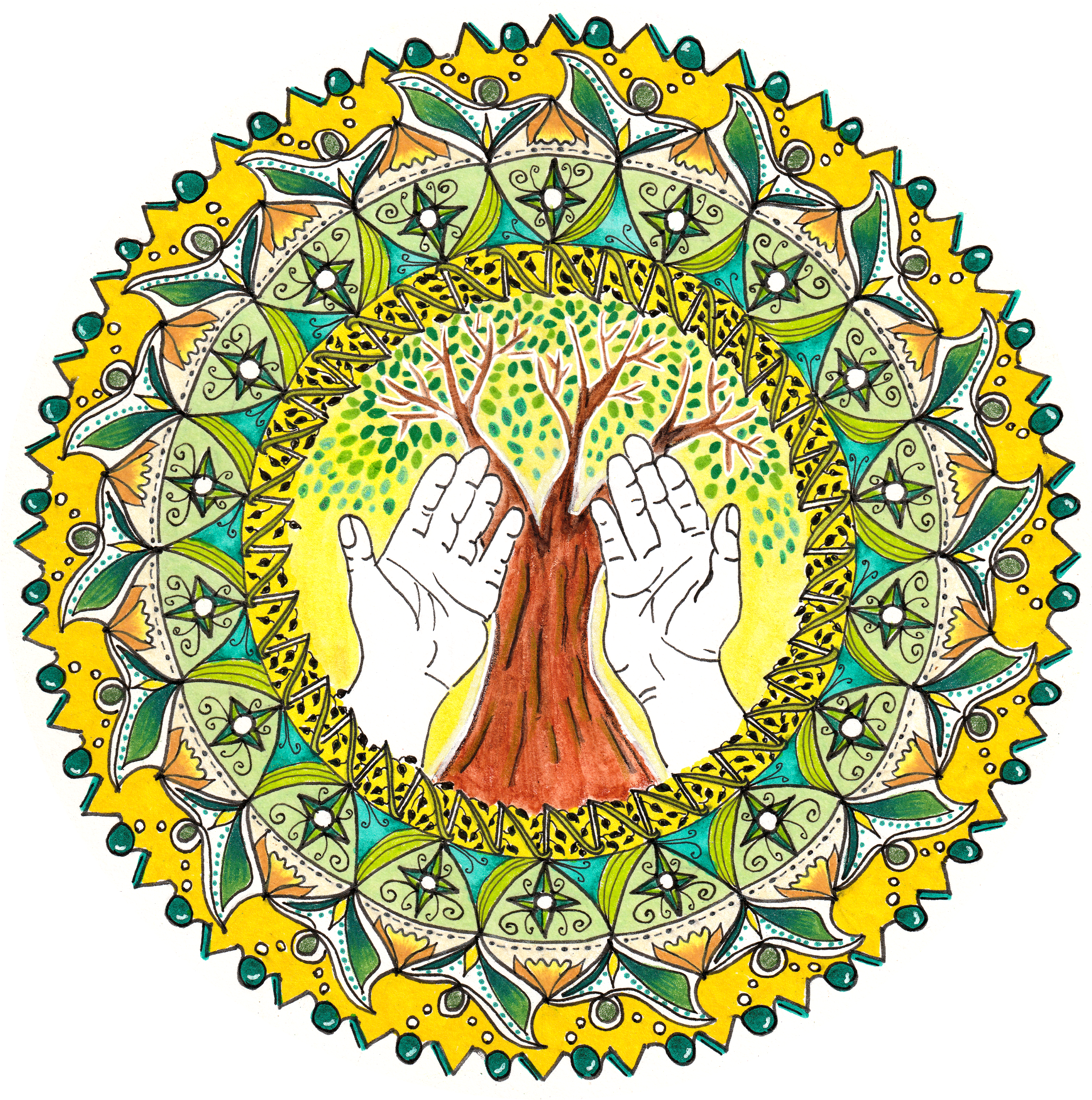 Trust Mandala Clipart (4760x4808), Png Download