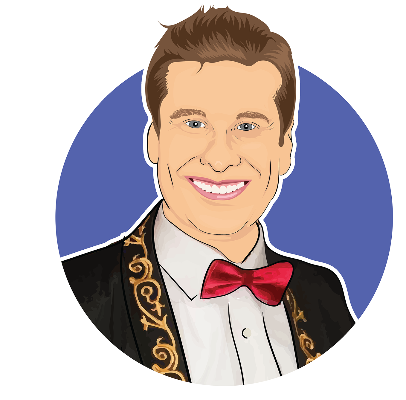 Matthew Mcconnell Circle Portrait - Circle Clipart (1500x1500), Png Download