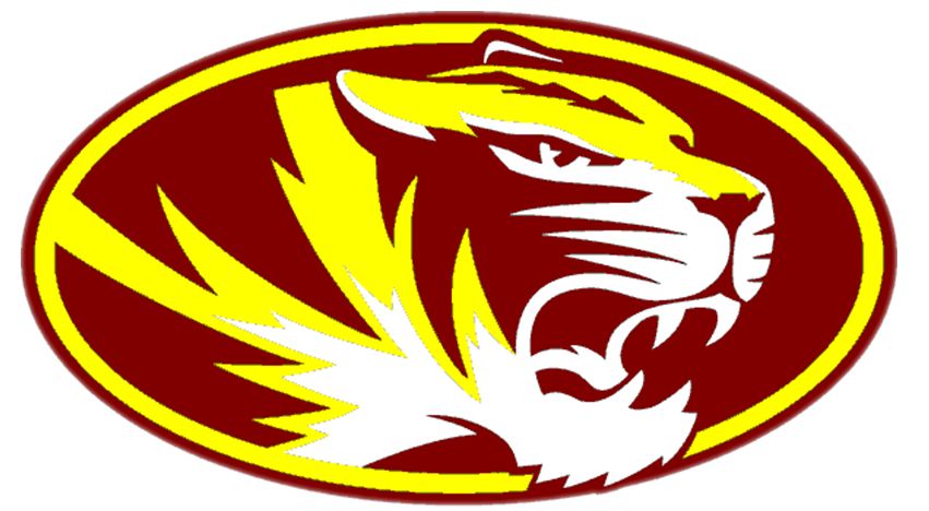 Alexandria Tigers - Mizzou Tigers Clipart (850x490), Png Download