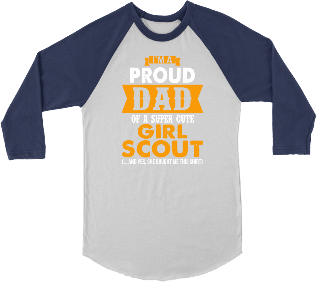 Funny Girl Scout Shirts Lauren Goss Png Girl Scout - Tiger Army- Tank Eater (raglan) Clipart (1024x1024), Png Download