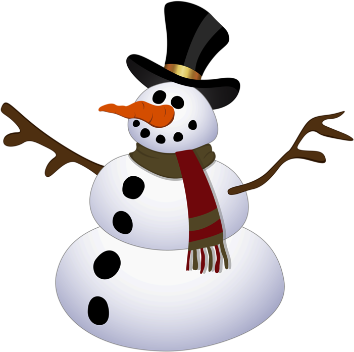 Clip Art - Snowman - Png Download (752x800), Png Download