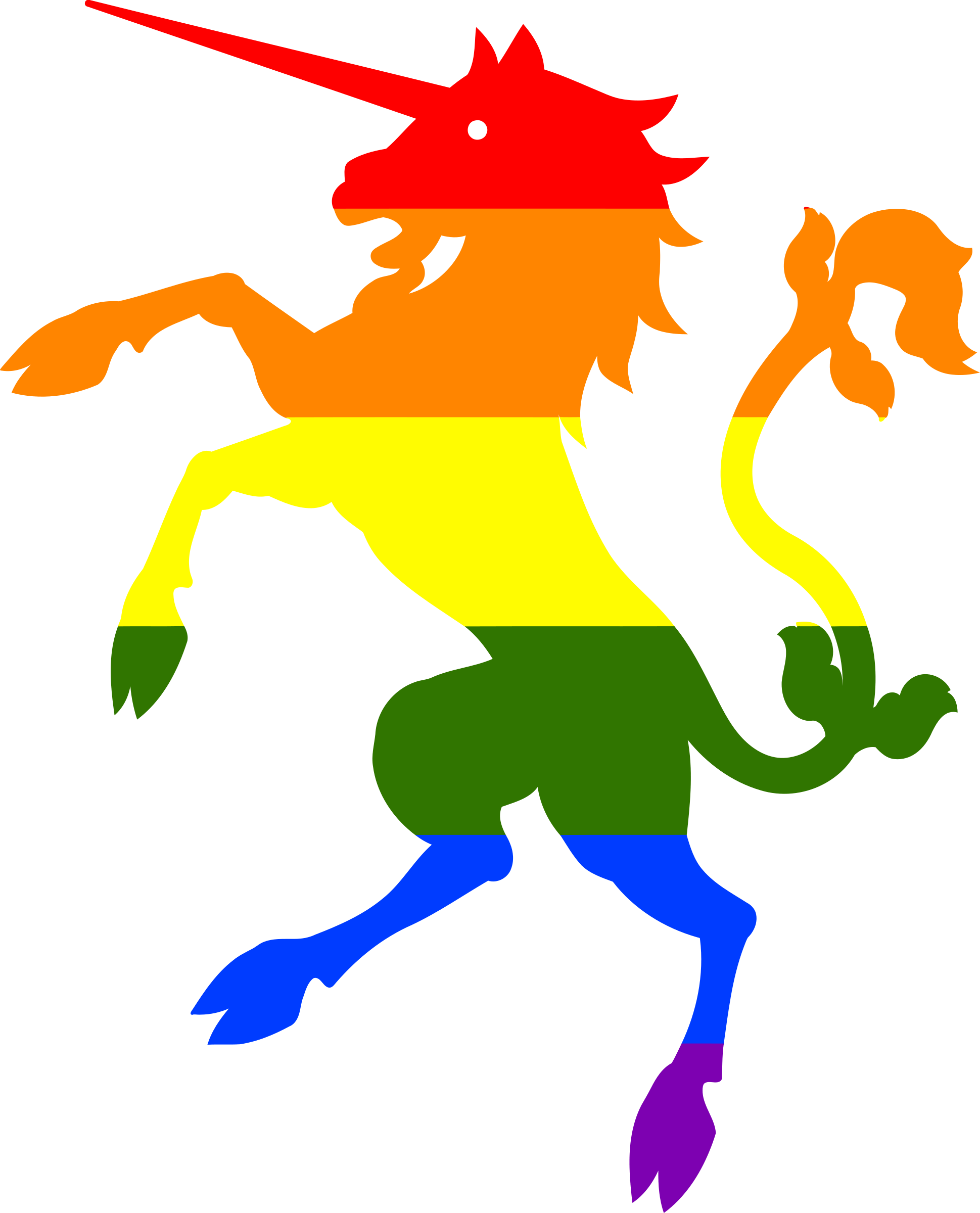 Rainbow Png 24, Buy Clip Art Transparent Png (1937x2400), Png Download