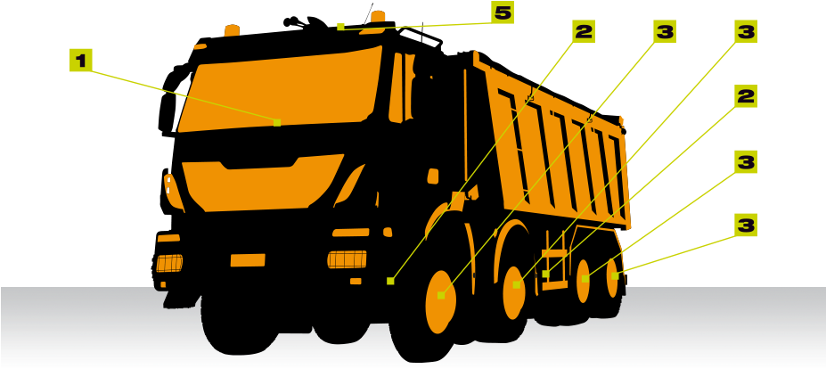 Truck Clipart (926x427), Png Download