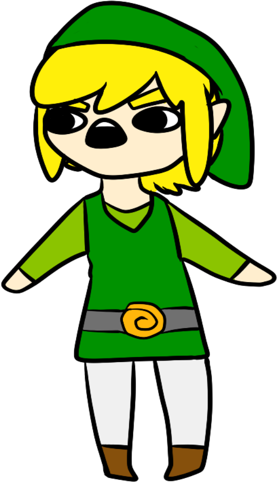 The Legend Of Zelda Clipart (554x964), Png Download