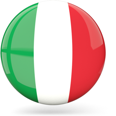 Travel Icons - Italy Round Flag Png Clipart (640x480), Png Download