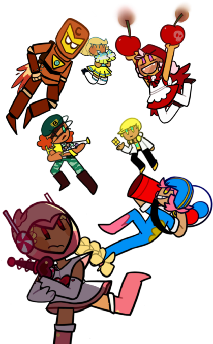 Fun Art Collab With @purobaburii A Haman A Redraw Of - Cookie Run Clipart (422x750), Png Download