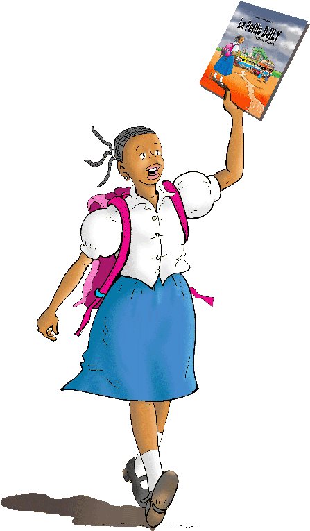 Petite Djily - Cartoon Clipart (585x850), Png Download