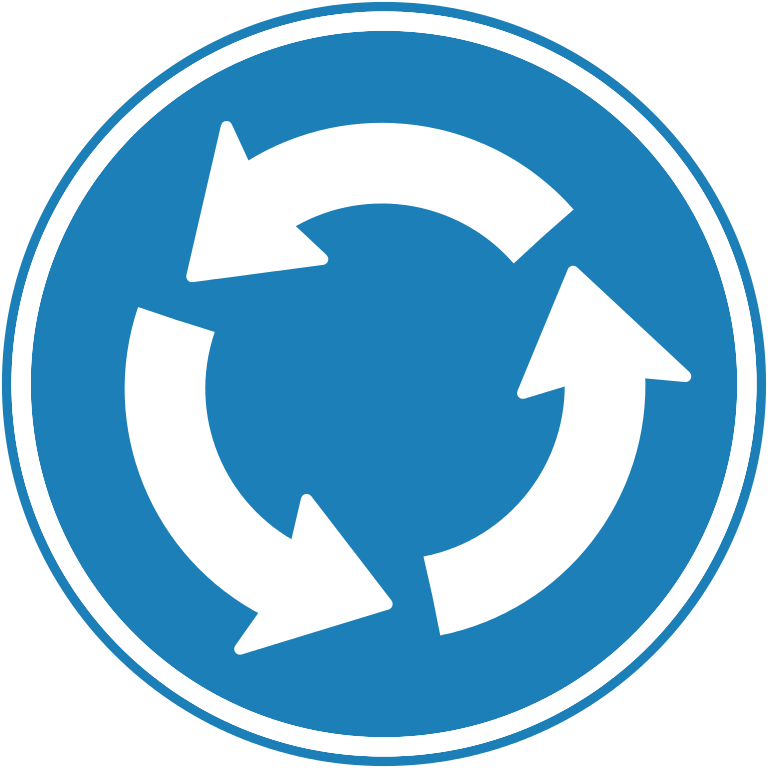 Korean Traffic Sign - Latest Traffic Mandatory Signs Clipart (768x768), Png Download