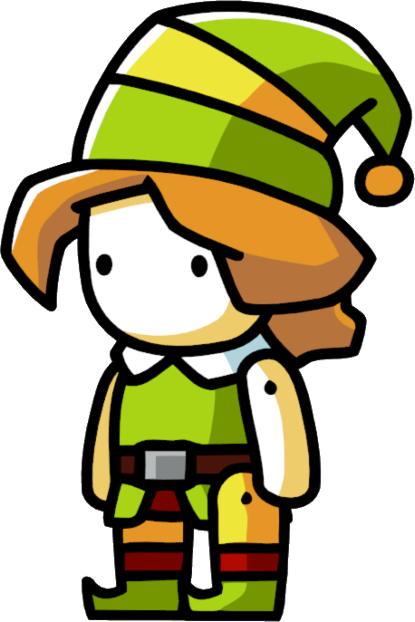 Elf Male - Scribblenauts Elf Clipart (458x687), Png Download