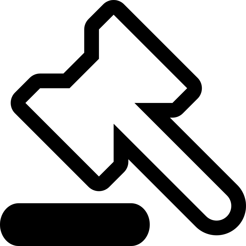 Auction Comments - White Icon Judge Clipart (980x980), Png Download