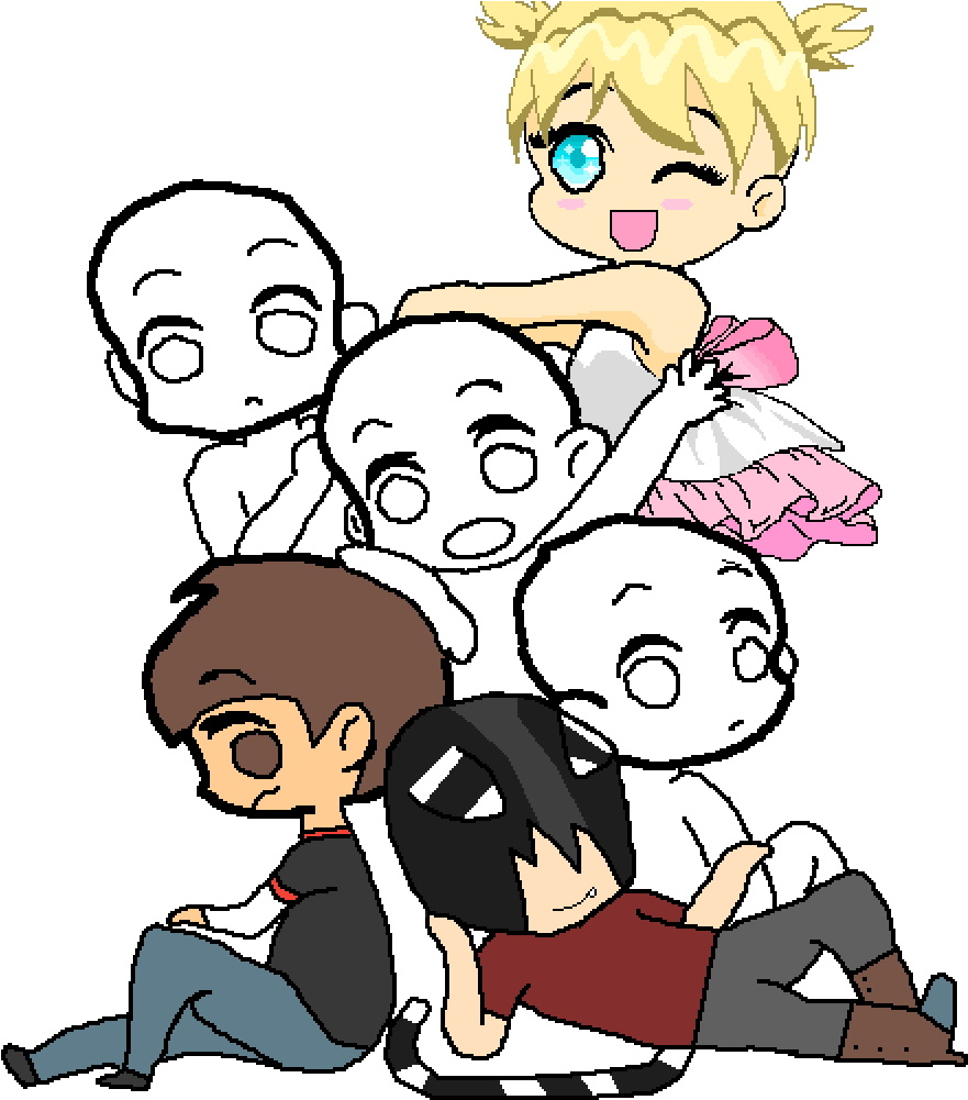 Collaboration By @itzcupcakemint - Person Clipart (1000x1000), Png Download