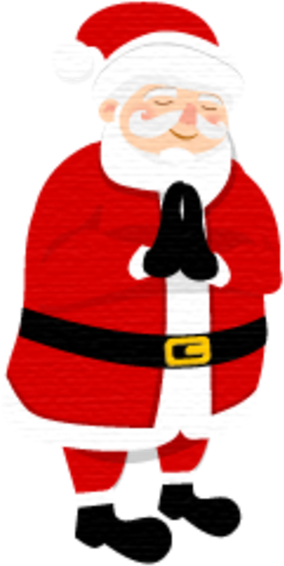 Image Placeholder Title - Santa Claus Yoga Png Clipart (635x1200), Png Download