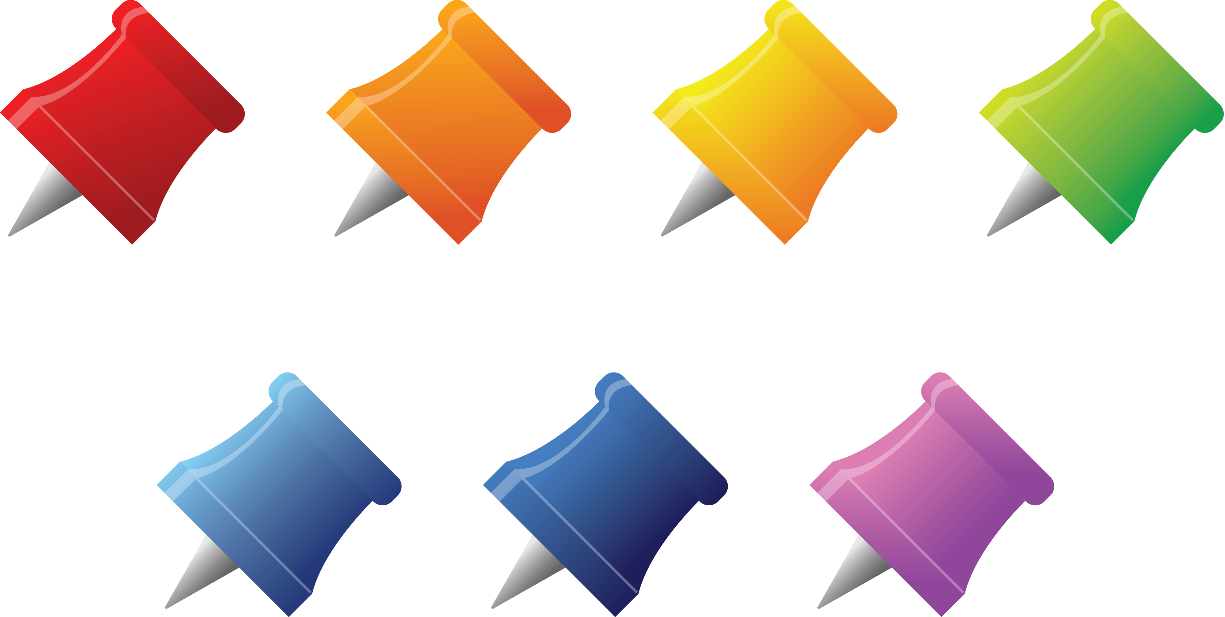 Pin Png - หมุด ปัก Png Clipart (4000x2016), Png Download