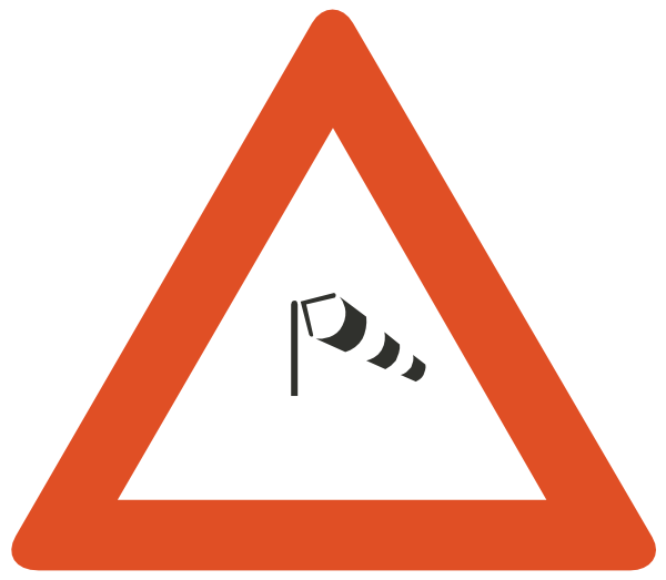 Blank Warning Road Signs Clipart (600x523), Png Download