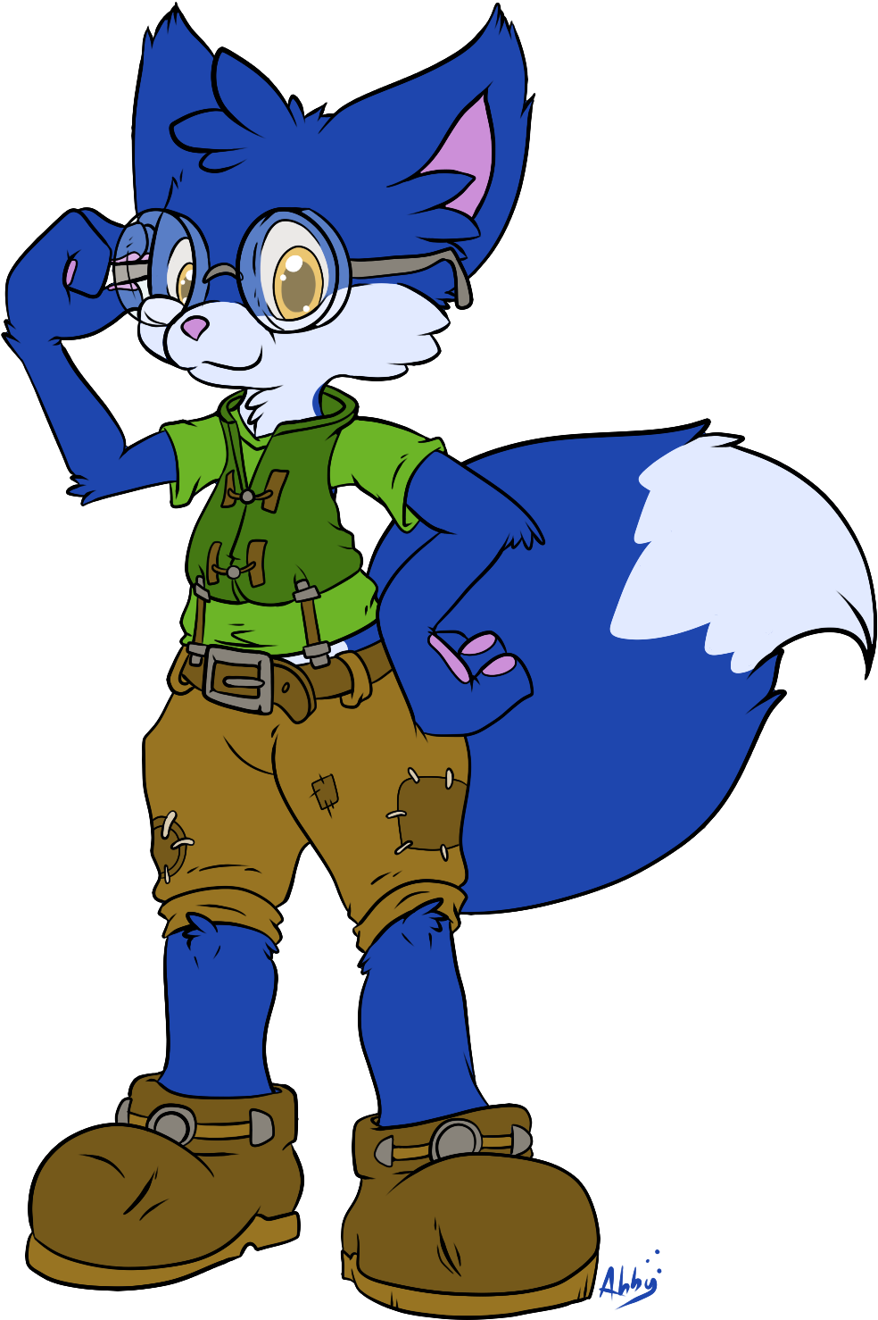 Junkyard Nerd - Cartoon Clipart (1265x1683), Png Download