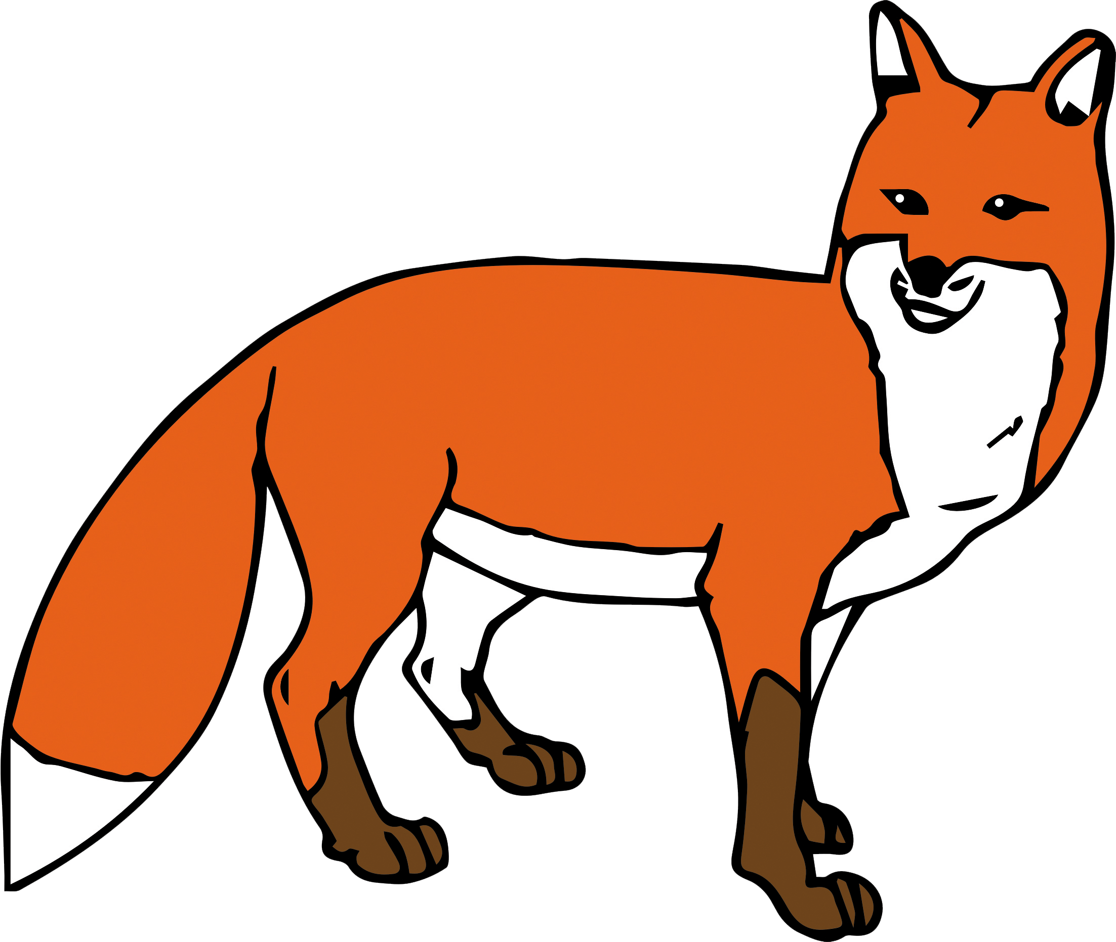 Once The Engine Gets The Plane Moving, The Wings' Airfoil - Fox From The Gingerbread Man Clipart (2205x1863), Png Download