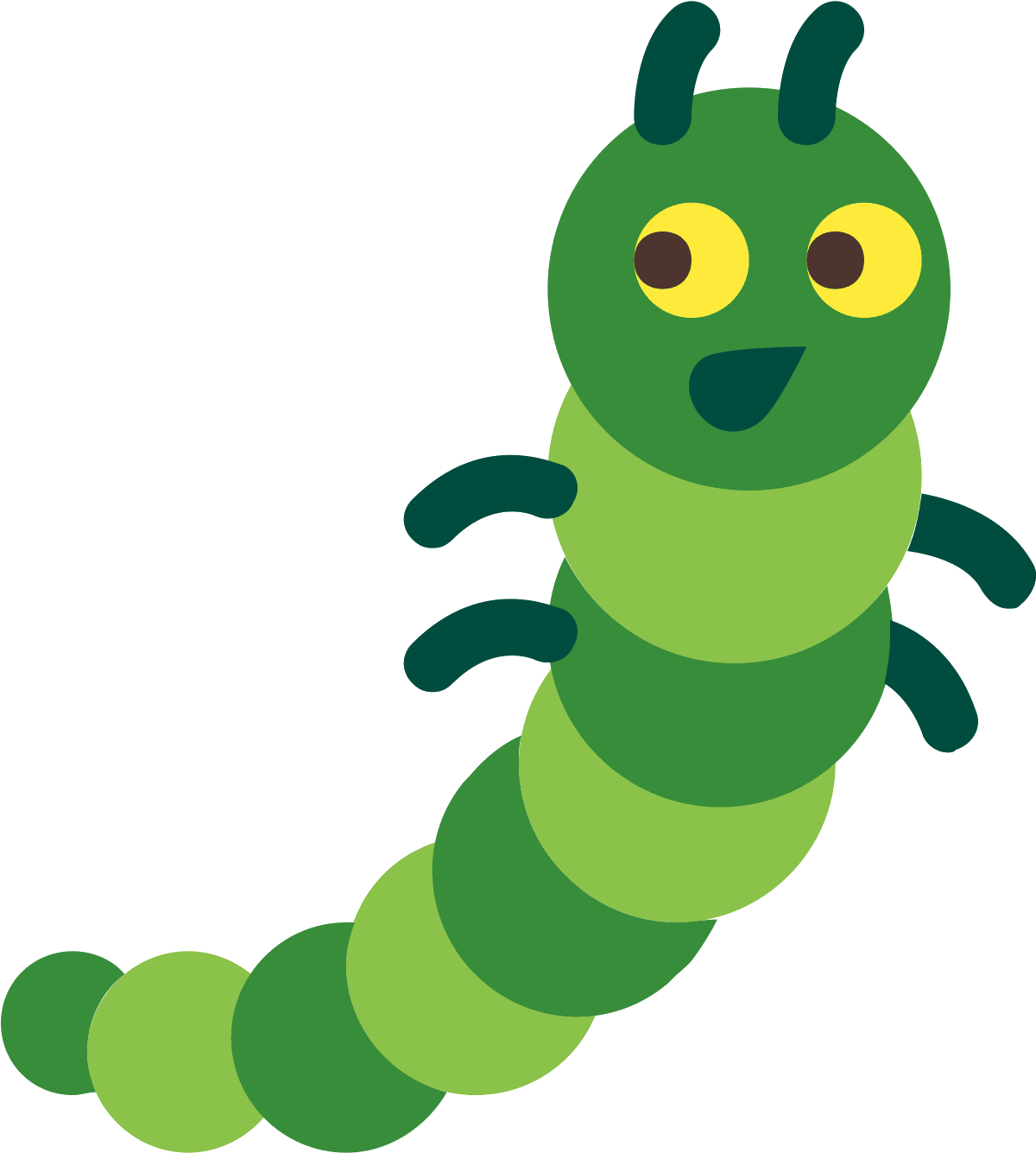 Money Tree Caterpillar Png Clip Art Free - Caterpillar Icon Png Transparent Png (1600x1600), Png Download
