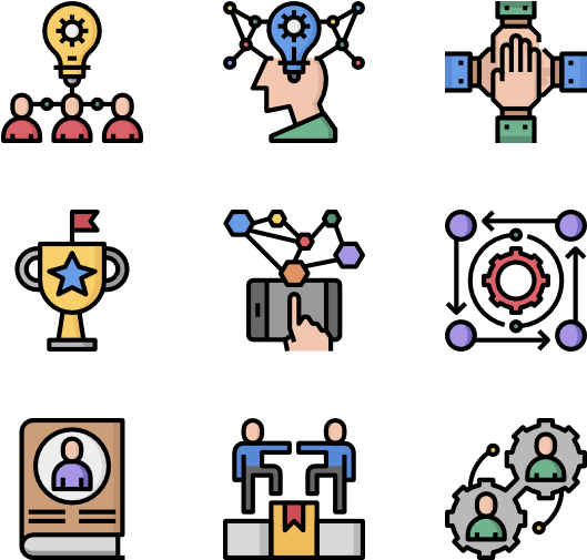 Startup And Development - Line Unicon Vector Free Clipart (600x564), Png Download