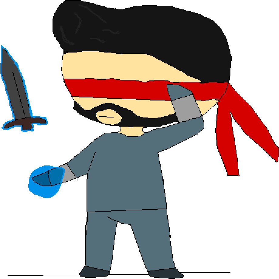 Baby Kenshi - Cartoon Clipart (1000x1000), Png Download