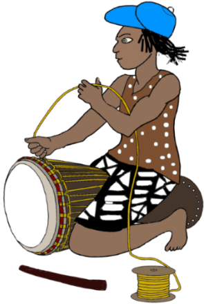 Drum Repair - Drum Clipart (495x700), Png Download