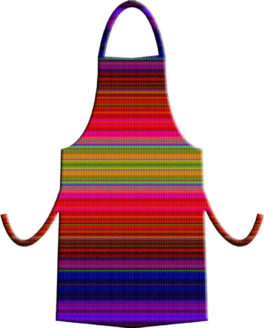 Sfghandmade Apron Freetoedit Cooking Weave Sticker - Prijuostes Manikiurui Clipart (1024x1099), Png Download