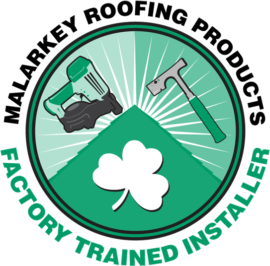 Asphalt Roofing Billings Mt - Malarkey Roofing Products Logo Clipart (573x562), Png Download
