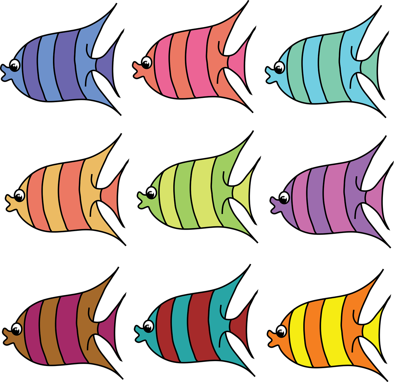 Sea Creature Clipart - Png Download (1280x1241), Png Download