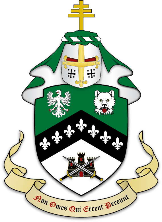 Blazon Help Coat Of Arms, The Sentence, Weapon, Arms - Emblem Clipart (612x792), Png Download