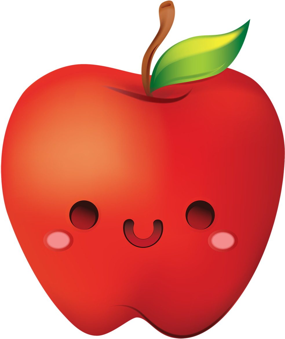 Cartoon Apple Clipart (823x970), Png Download
