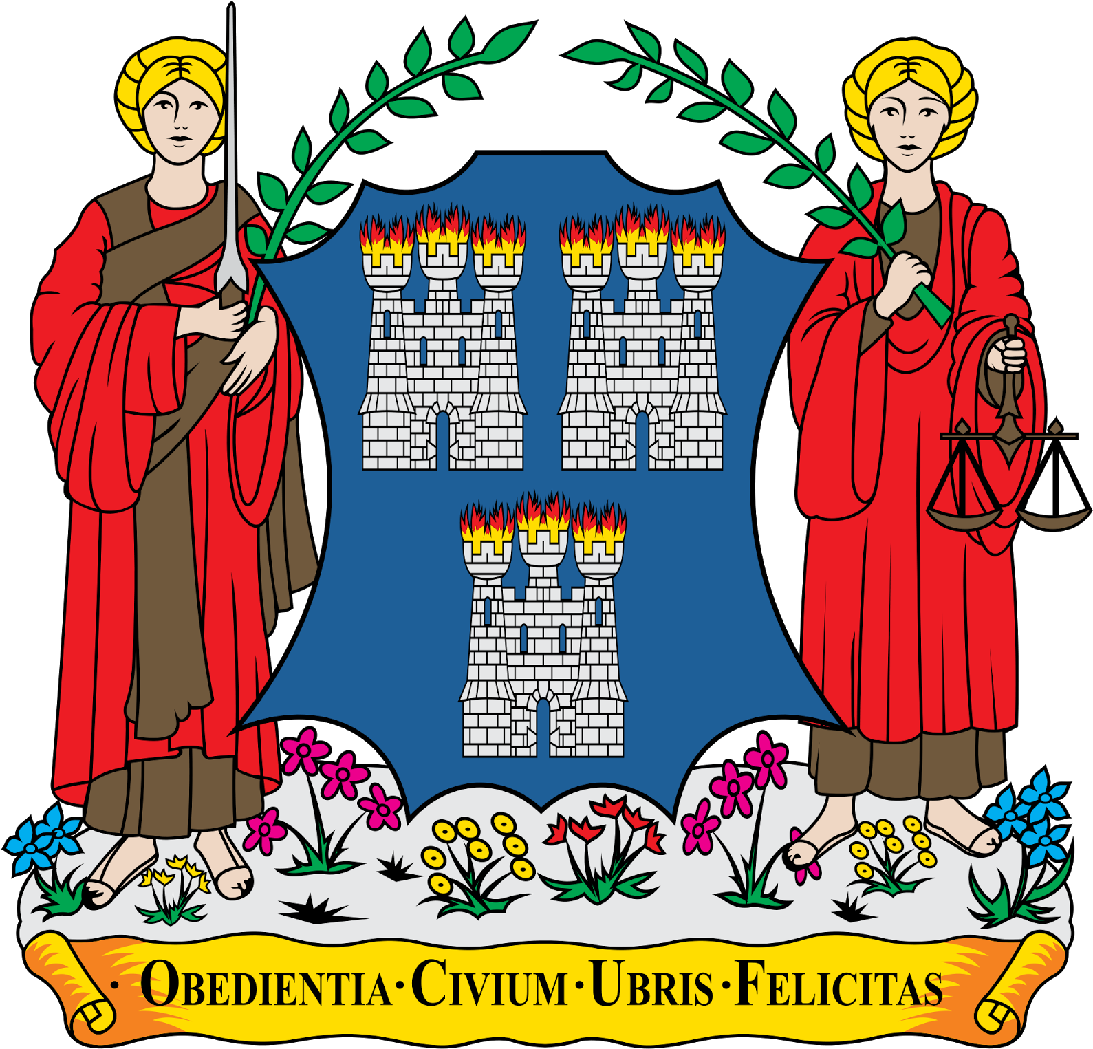 Coatofarms Dublin City 2000px Coat Of Arms Of - Answers To Prayer [book] Clipart (1600x1600), Png Download