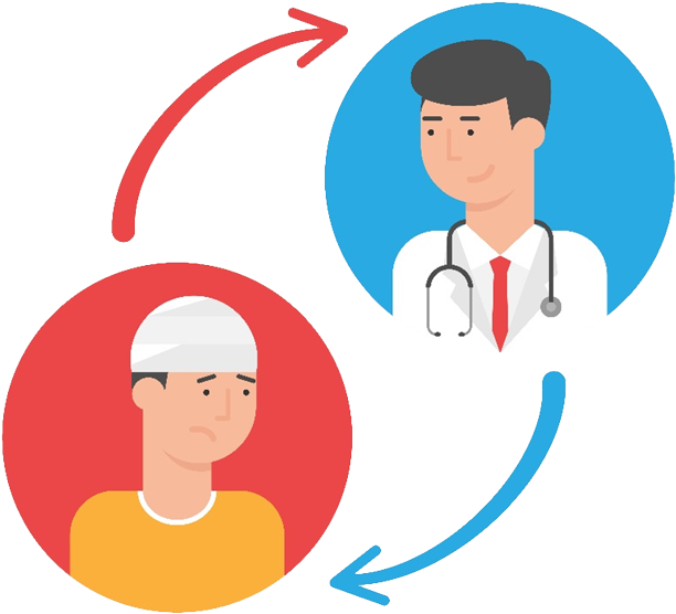 Speak With Your Surgeon - Treatment Illustration Clipart (691x691), Png Download