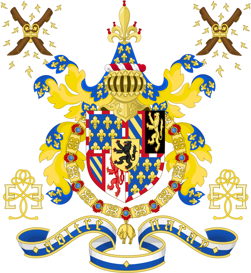 Open - Duke Of Burgundy Coat Of Arms Clipart (1000x1096), Png Download