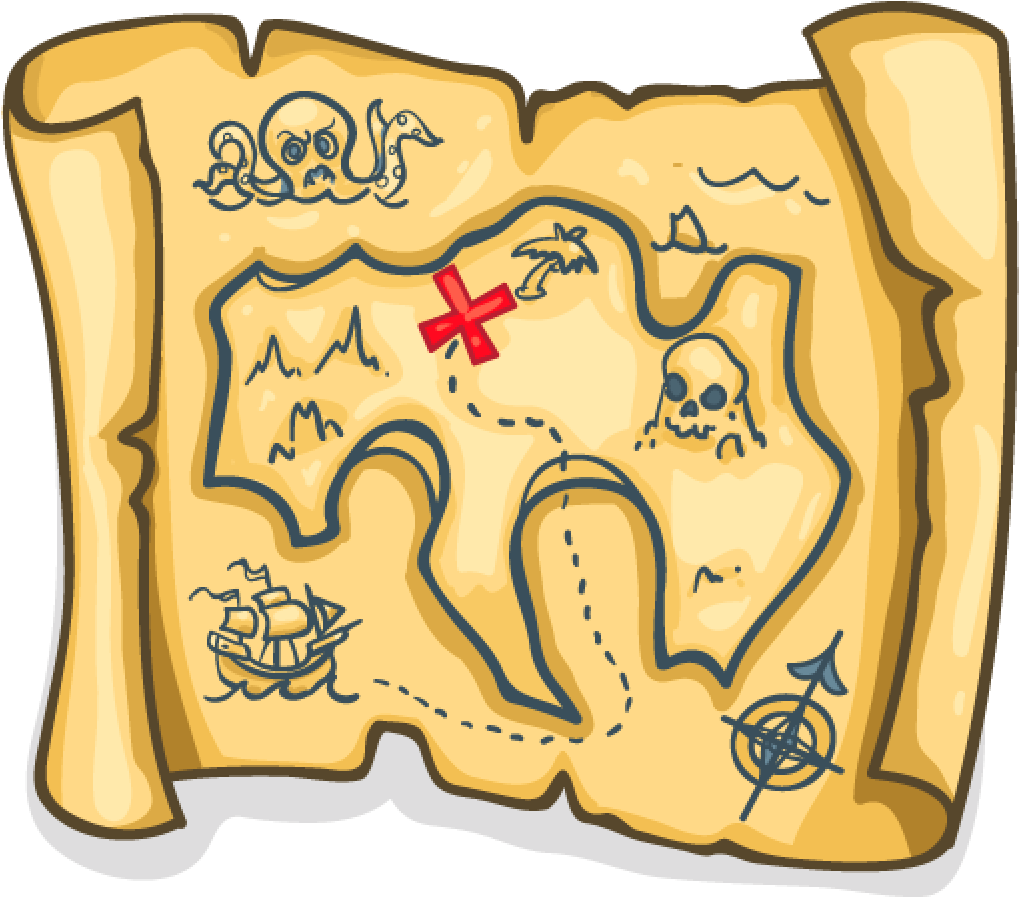 Pirate Group Item Detail Itembrowser - Treasure Map Clipart (1024x1024), Png Download